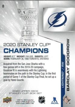 2020 Upper Deck Stanley Cup Champions Box Set #8 Barclay Goodrow Back