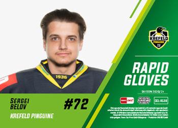 2020-21 Playercards (DEL) - Rapid Gloves #DEL-RG08 Sergei Belov Back