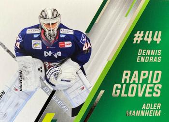 2020-21 Playercards (DEL) - Rapid Gloves #DEL-RG15 Dennis Endras Front