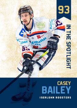 2020-21 Playercards (DEL) - In The Spotlight #DEL-SP06 Casey Bailey Front