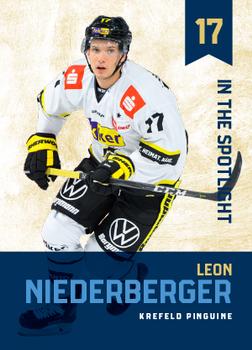 2020-21 Playercards (DEL) - In The Spotlight #DEL-SP08 Leon Niederberger Front