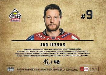 2020-21 Playercards (DEL) - Signature Jersey Cards #SJ-03 Jan Urbas Back