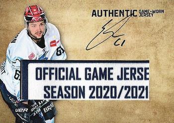 2020-21 Playercards (DEL) - Signature Jersey Cards #SJ-05 David Elsner Front