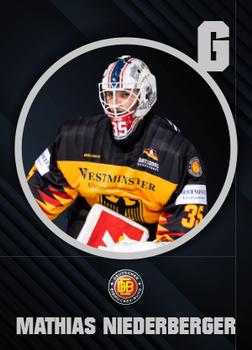 2020-21 Playercards (DEL) - DEB #DEL-NM02 Mathias Niederberger Front