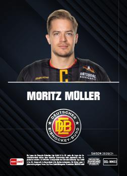 2020-21 Playercards (DEL) - DEB #DEL-NM03 Moritz Müller Back