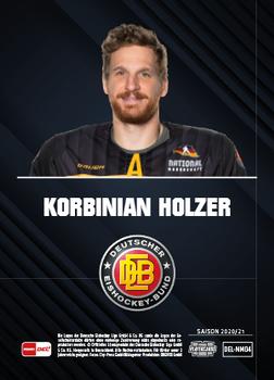 2020-21 Playercards (DEL) - DEB #DEL-NM04 Korbinian Holzer Back