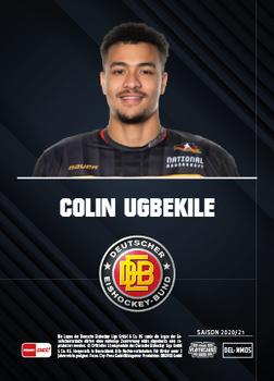 2020-21 Playercards (DEL) - DEB #DEL-NM05 Colin Ugbekile Back