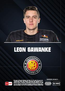 2020-21 Playercards (DEL) - DEB #DEL-NM06 Leon Gawanke Back
