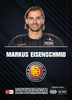 2020-21 Playercards (DEL) - DEB #DEL-NM07 Markus Eisenschmid Back
