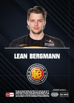 2020-21 Playercards (DEL) - DEB #DEL-NM09 Lean Bergmann Back