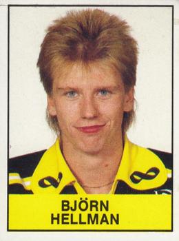 1985-86 Panini Hockey Elitserien (Swedish) Stickers #8 Björn Hellman Front