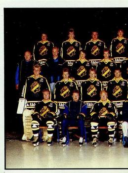 1985-86 Panini Hockey Elitserien (Swedish) Stickers #13 Team Front