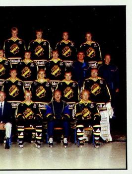 1985-86 Panini Hockey Elitserien (Swedish) Stickers #14 Team Front