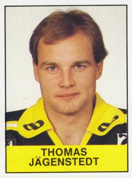 1985-86 Panini Hockey Elitserien (Swedish) Stickers #20 Thomas Jägenstedt Front