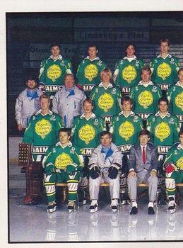 1985-86 Panini Hockey Elitserien (Swedish) Stickers #23 Team Front