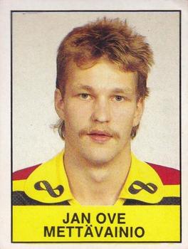 1985-86 Panini Hockey Elitserien (Swedish) Stickers #52 Jan Ove Mettävainio Front
