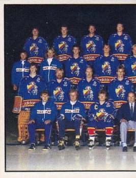 1985-86 Panini Hockey Elitserien (Swedish) Stickers #67 Team1 Front