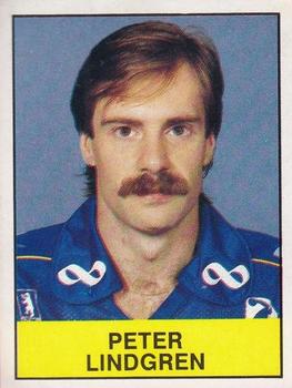 1985-86 Panini Hockey Elitserien (Swedish) Stickers #75 Peter Lindgren Front
