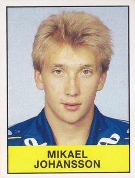 1985-86 Panini Hockey Elitserien (Swedish) Stickers #86 Mikael Johansson Front