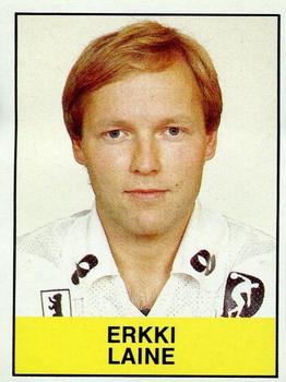 1985-86 Panini Hockey Elitserien (Swedish) Stickers #104 Erkki Laine Front
