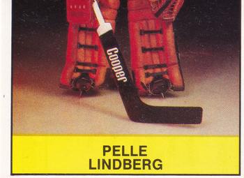 1985-86 Panini Hockey Elitserien (Swedish) Stickers #118 Pelle Lindbergh Front