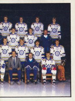 1985-86 Panini Hockey Elitserien (Swedish) Stickers #144 Team Front