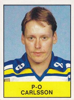 1985-86 Panini Hockey Elitserien (Swedish) Stickers #146 Per-Olof Carlsson Front