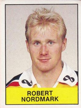 1985-86 Panini Hockey Elitserien (Swedish) Stickers #160 Robert Nordmark Front