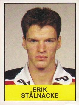 1985-86 Panini Hockey Elitserien (Swedish) Stickers #170 Erik Stalnacke Front