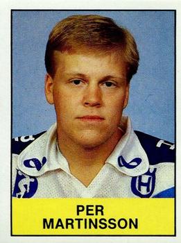 1985-86 Panini Hockey Elitserien (Swedish) Stickers #196 Per Martinsson Front