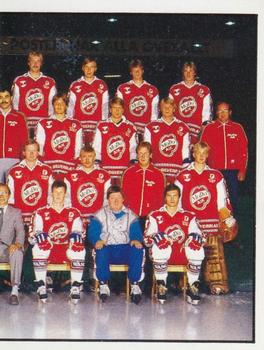 1985-86 Panini Hockey Elitserien (Swedish) Stickers #198 Team Front