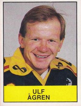 1985-86 Panini Hockey Elitserien (Swedish) Stickers #203 Ulf Agren Front