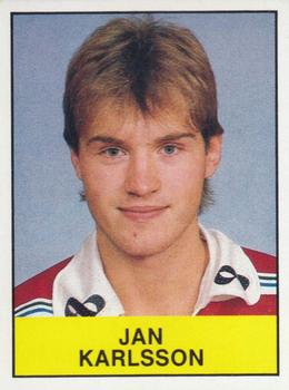 1985-86 Panini Hockey Elitserien (Swedish) Stickers #206 Jan Karlsson Front