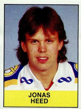1985-86 Panini Hockey Elitserien (Swedish) Stickers #225 Jonas Heed Front