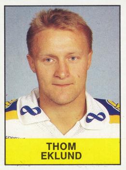 1985-86 Panini Hockey Elitserien (Swedish) Stickers #229 Thom Eklund Front