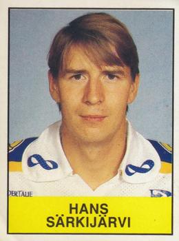 1985-86 Panini Hockey Elitserien (Swedish) Stickers #237 Hans Särkijärvi Front