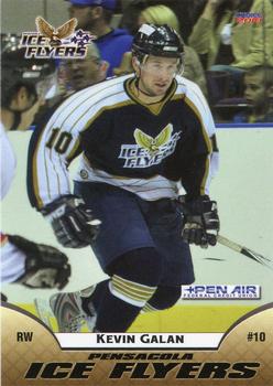 2009-10 Choice Pensacola Ice Flyers (SPHL) #06 Kevin Galan Front