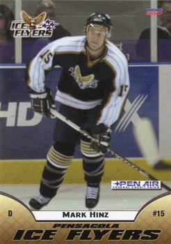 2009-10 Choice Pensacola Ice Flyers (SPHL) #08 Mark Hinz Front