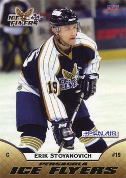 2009-10 Choice Pensacola Ice Flyers (SPHL) #15 Erik Stoyanovich Front