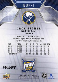 2019-20 Upper Deck My MVP Buffalo Sabres #BUF-1 Jack Eichel Back