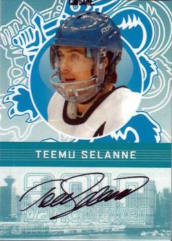 2009-10 In The Game Vancouver Olympics - Autographs #A-TS Teemu Selanne Front