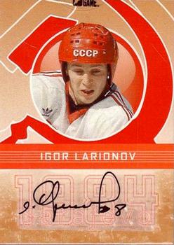 2009-10 In The Game Vancouver Olympics - Autographs #A-IL Igor Larionov Front