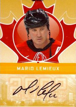 2009-10 In The Game Vancouver Olympics - Autographs #A-ML Mario Lemieux Front