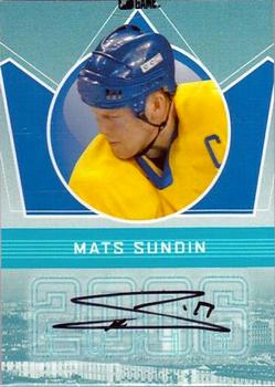 2009-10 In The Game Vancouver Olympics - Autographs #A-MS Mats Sundin Front
