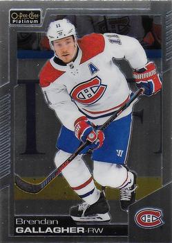 2020-21 O-Pee-Chee Platinum #128 Brendan Gallagher Front
