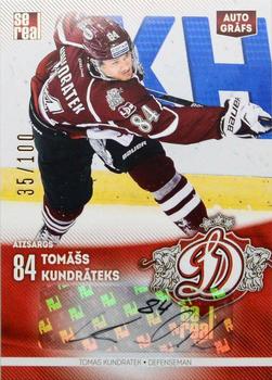 2015-16 Sereal Dinamo Riga - Autographs #AUT-TK Tomas Kundratek Front