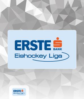 2015-16 Playercards Stickers (EBEL) #001 Erste Bank Eishockey Liga Logo Front