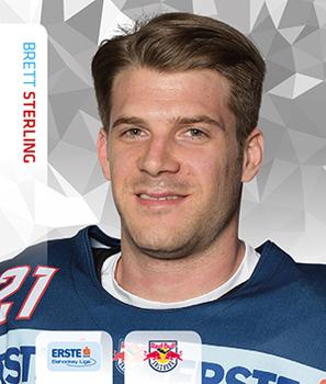2015-16 Playercards Stickers (EBEL) #022 Brett Sterling Front