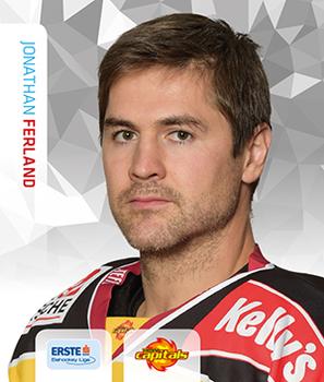 2015-16 Playercards Stickers (EBEL) #034 Jonathan Ferland Front