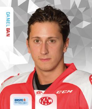 2015-16 Playercards Stickers (EBEL) #087 Daniel Ban Front